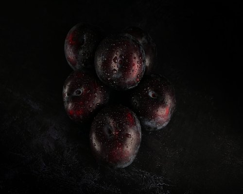 Dark java plum berries